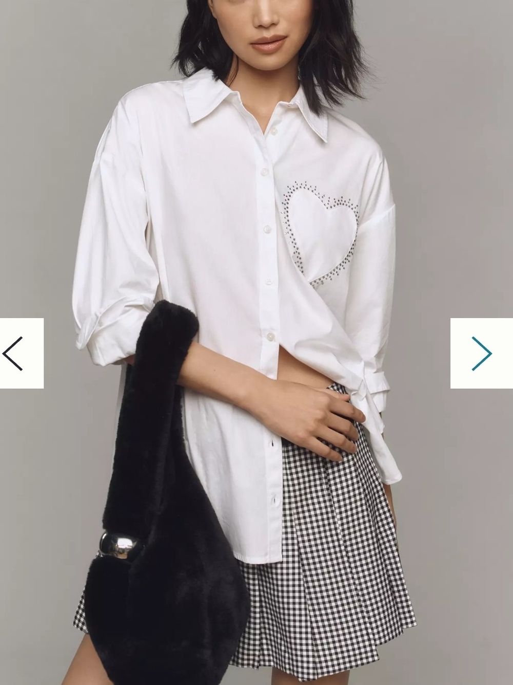 Bennet Buttondown by Maeve: Heart Pocket Edition